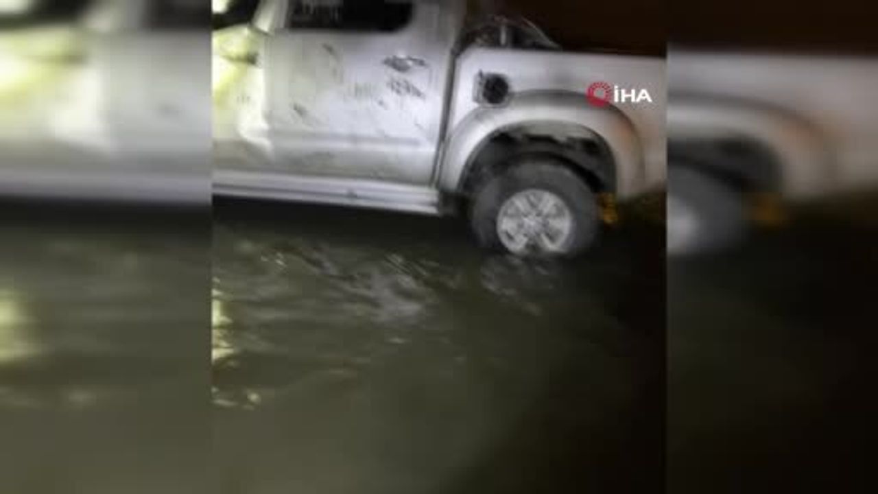 Ağrı'da Murat Nehri'ne Uçan Pikapta 5 Kişi Yaralandı