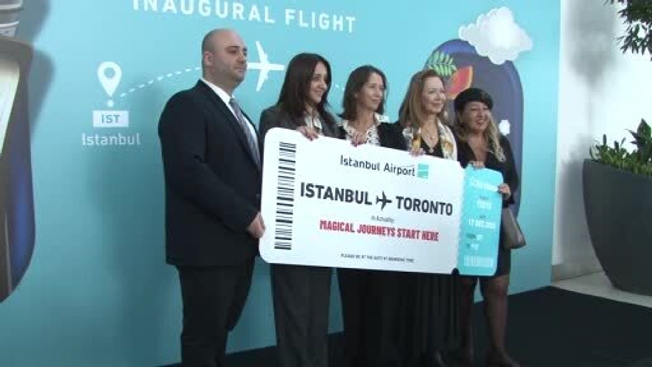 Air Transat, İstanbul Havalimanı'na ilk direkt Toronto seferini başlattı