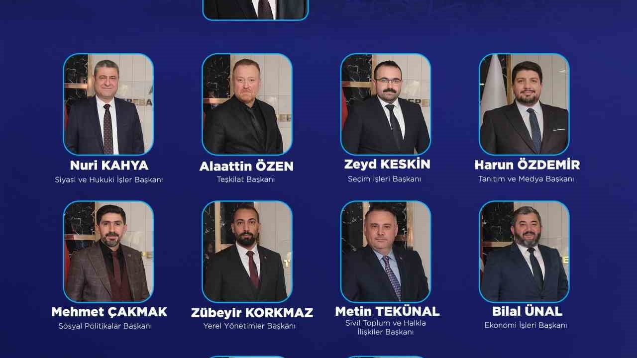 AK Parti Tepebaşı İlçe Yürütme Kurulu açıklandı — Serhat Tunç başkanlığında yeni liste