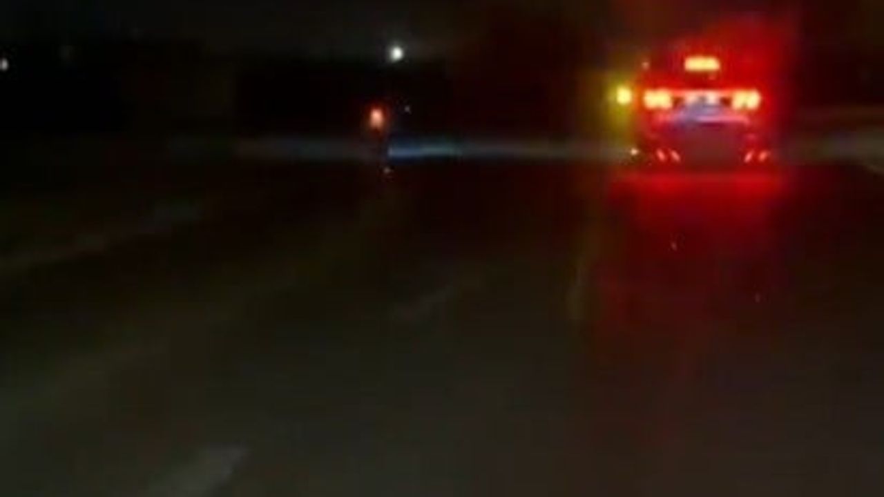 Akçakale'de jandarmanın dur ihtarına uymayan motosiklet sürücüsü kaza yaptı