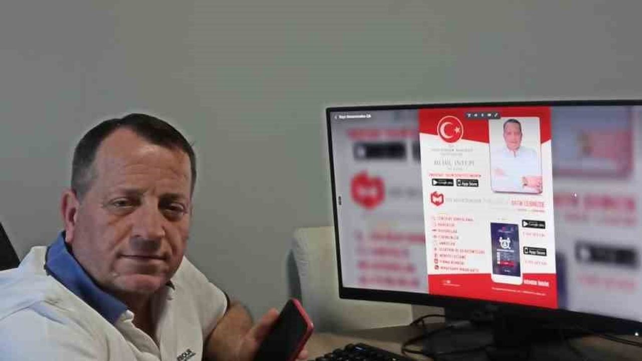 Alaplı'da muhtar E-Muhtar uygulamasıyla tebligatları dijitalleştirdi