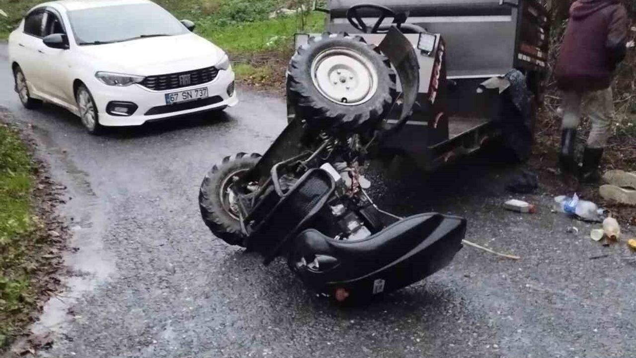 Alaplı’da pat pat kazası: 2 kişi yaralandı