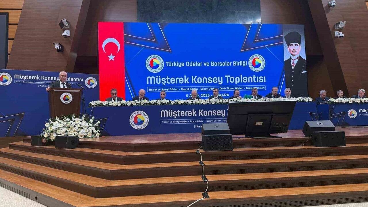 ALTSO Başkanı Eray Erdem, TOBB Müşterek Konsey Toplantısı'nda Alanya'nın taleplerini iletti