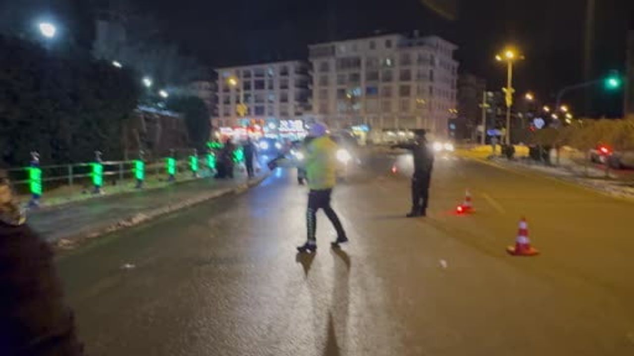 Ankara Akyurt’ta yılbaşı öncesi geniş çaplı polis denetimi