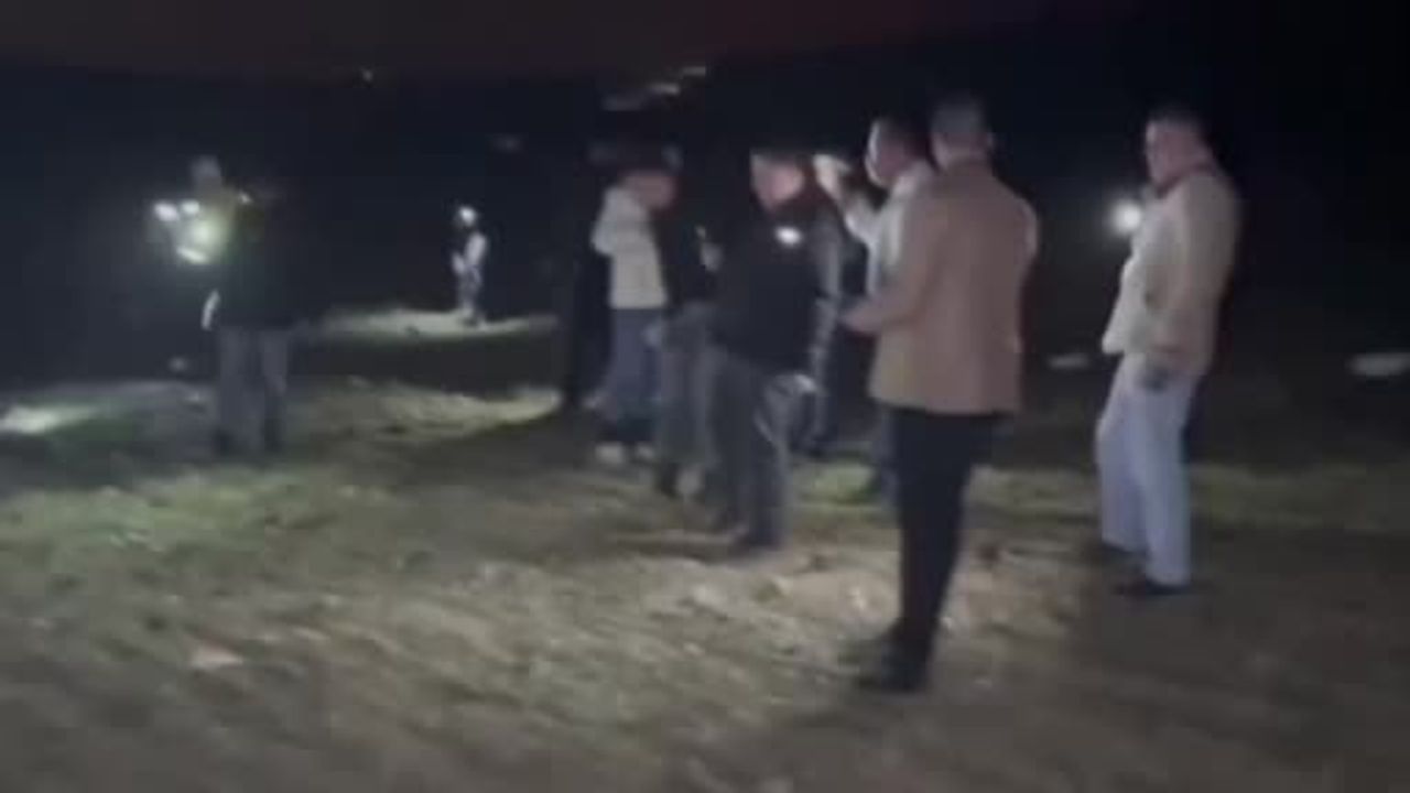 Ankara'da düşen uçağın enkazına ulaşıldı