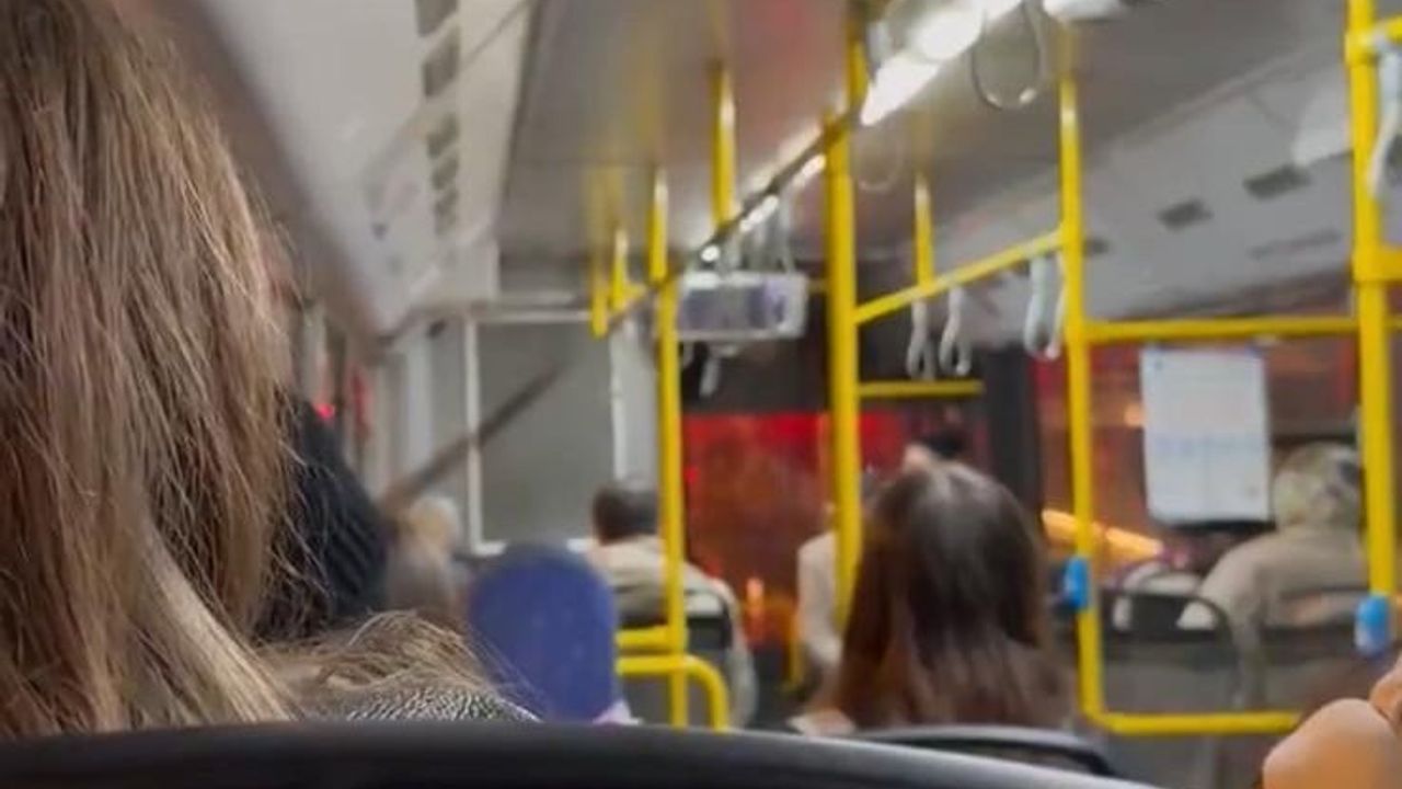 Ankara'da EGO otobüsünde şoför ile yolcular arasında trafik nedeniyle durma iddiası