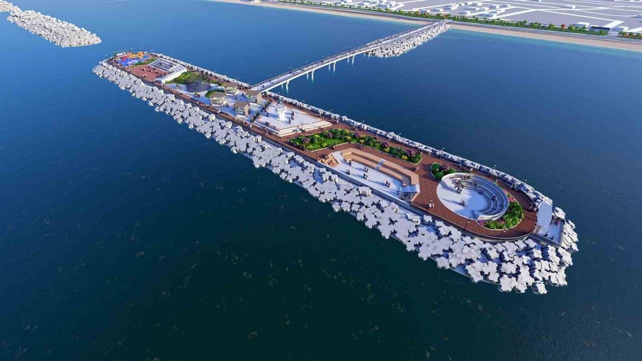 Arnavutköy Karaburun Sahili'ne Kıyı Koruma Yapıları Projesi: Ayrık Dalgakıran, Enerji ve Sosyal Alanlar