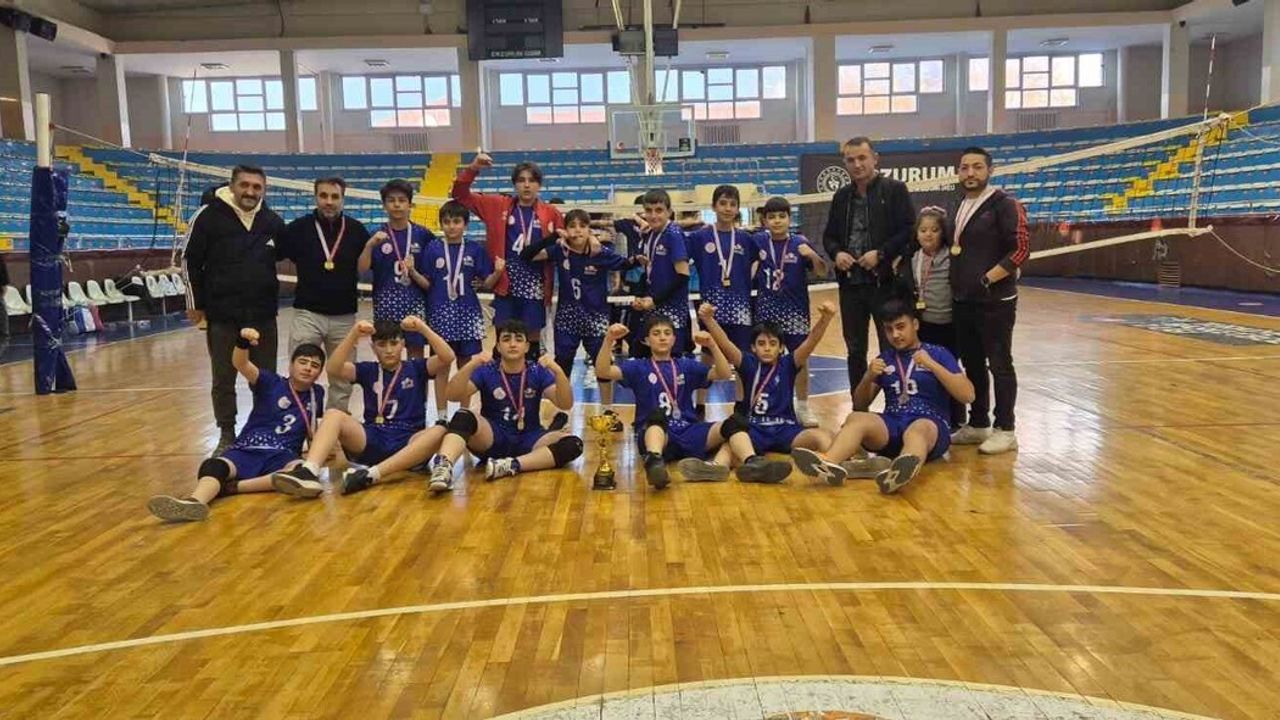 Aşkale İbrahim Polat Ortaokulu, Erzurum Ortaokullar Voleybolunda İl İkincisi Oldu