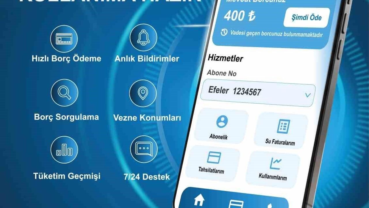 ASKİ'nin Resmi Mobil Uygulaması Aydınlıların Hizmetine Sunuldu
