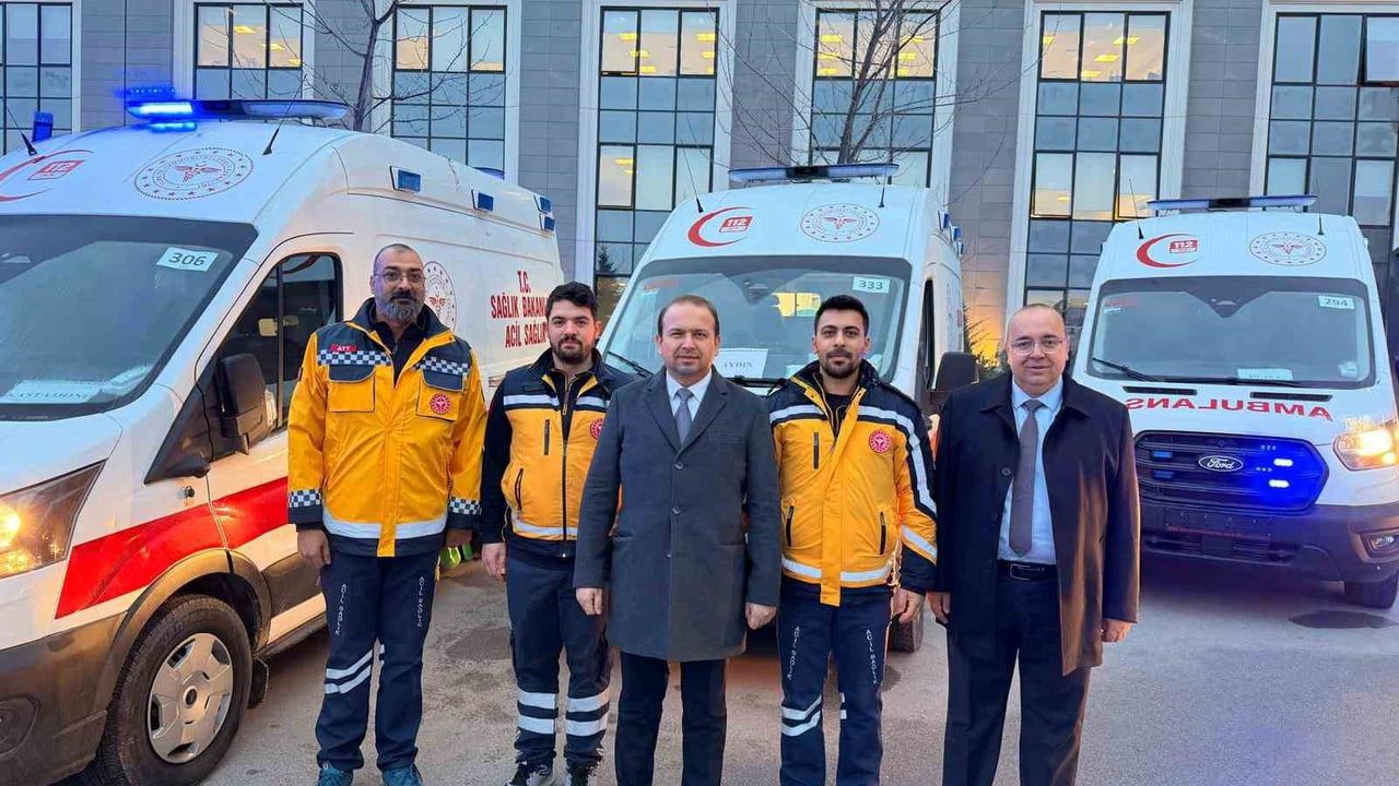 Aydın’a Tahsis Edilen Yeni Ambulanslar Hizmete Başladı