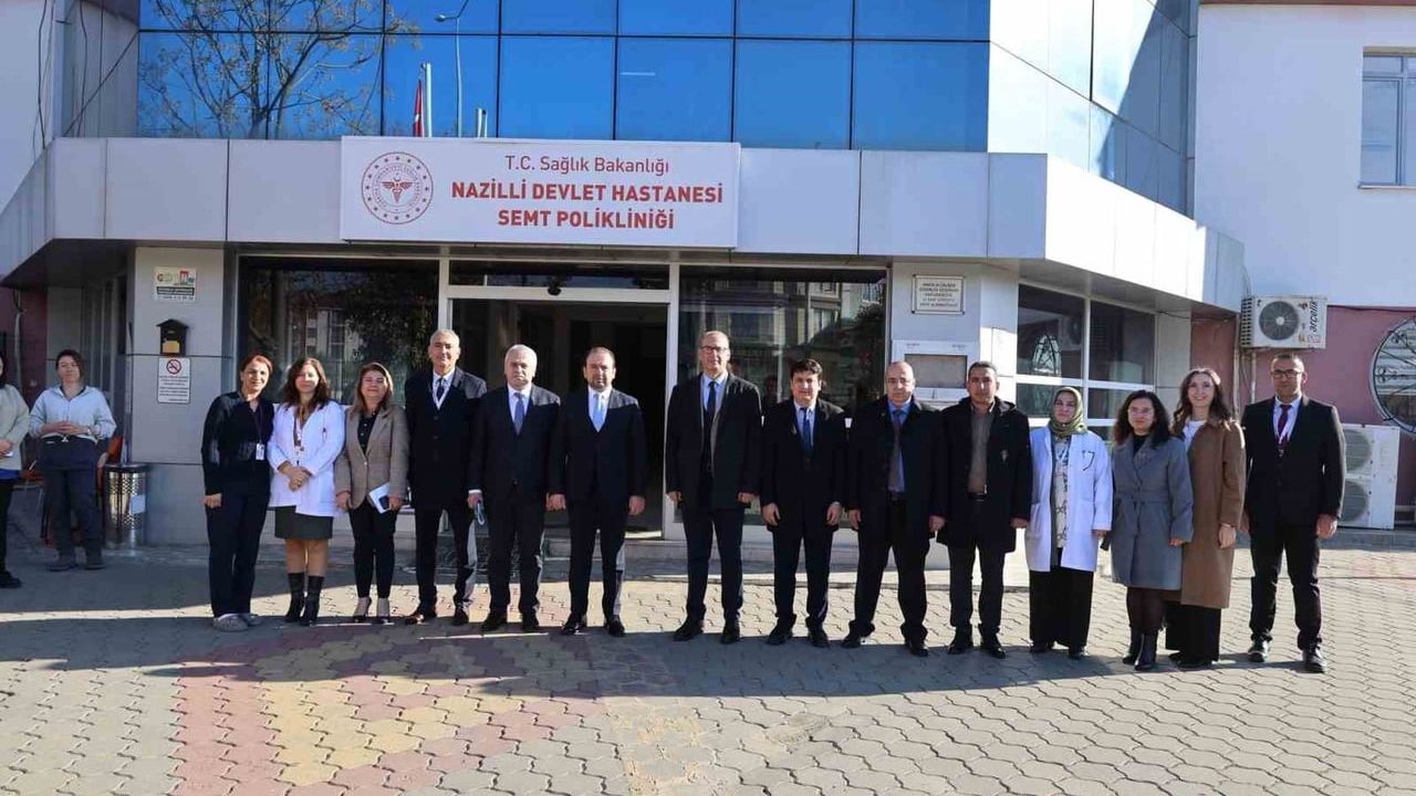 Aydın İl Sağlık Müdürü Dr. Eser Şenkul Nazilli'de Sağlık Tesislerini Yerinde İnceledi