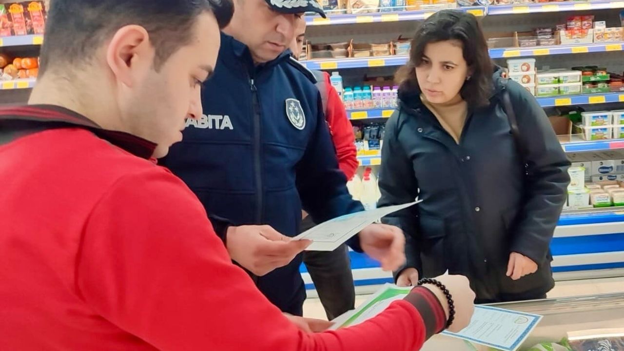 Aydın'ın Çine ilçesinde zincir marketlere zabıta denetimi