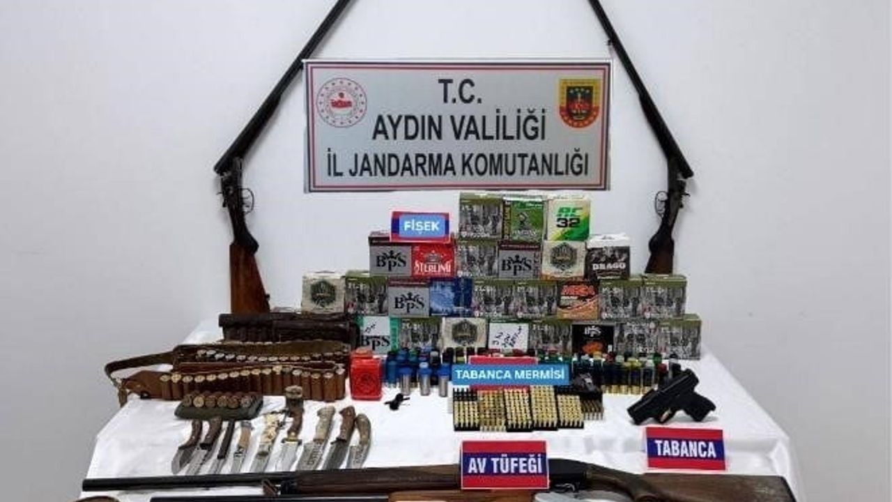 Aydın Söke'de silah ve uyuşturucu operasyonu: 2 kişi gözaltına alındı