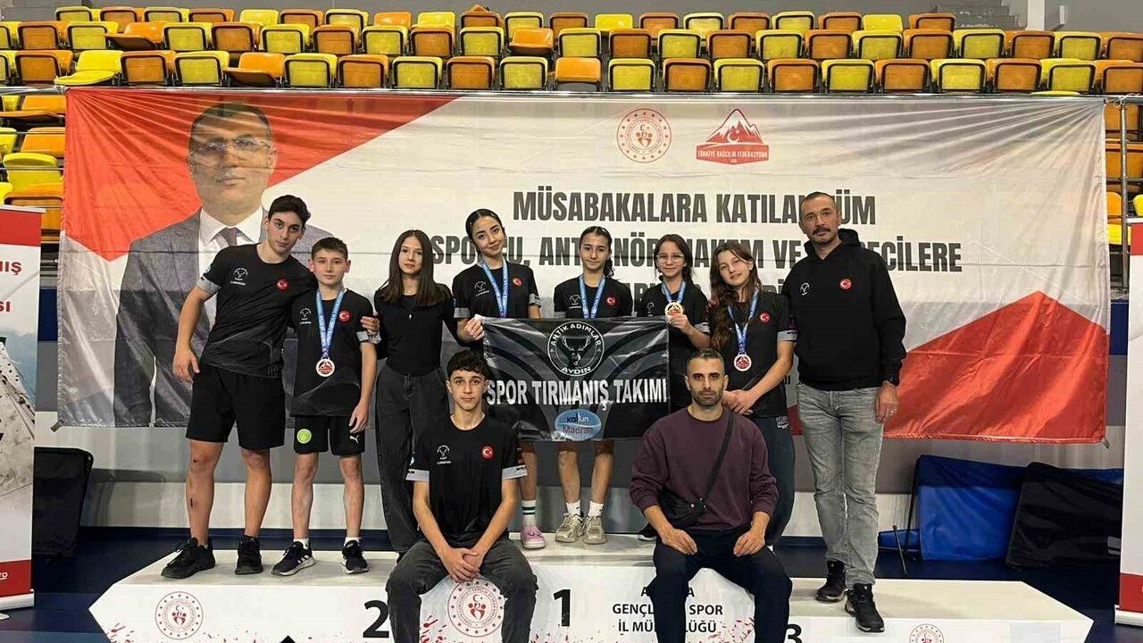 Aydınlı sporcular Türkiye Kupası’nda üç Türkiye birinciliği ve iki Türkiye rekoru elde etti