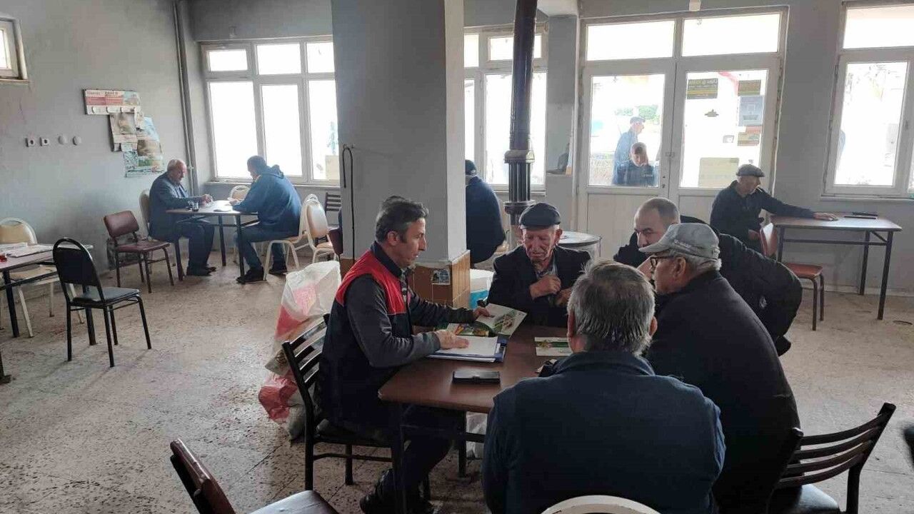 Babaeski’de çiftçilere TARSİM, desteklemeler ve şap hastalığı eğitimi verildi