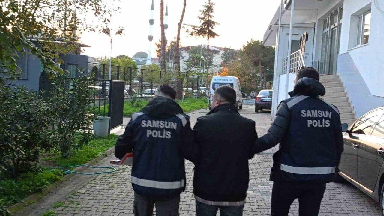 Bafra'da firari C.A., 15 yıl 3 ay 17 gün kesinleşmiş hapis cezasıyla yakalandı