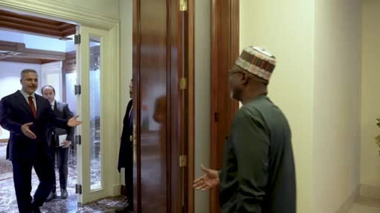 Bakan Fidan, Nijerli Mevkidaşı Bakary Yaou Sangare ile Ankara'da Görüştü