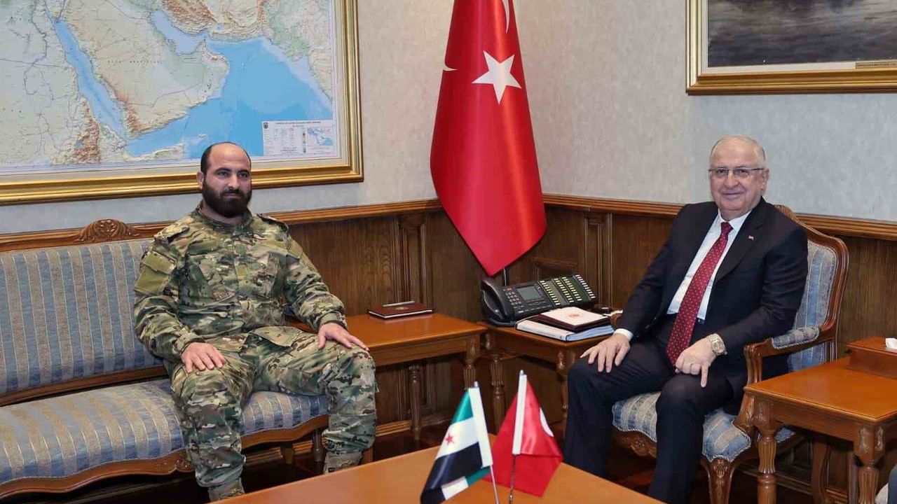 Bakan Güler, Suriye Genelkurmay Başkanı Nureddin Ali Na’san’ı kabul etti