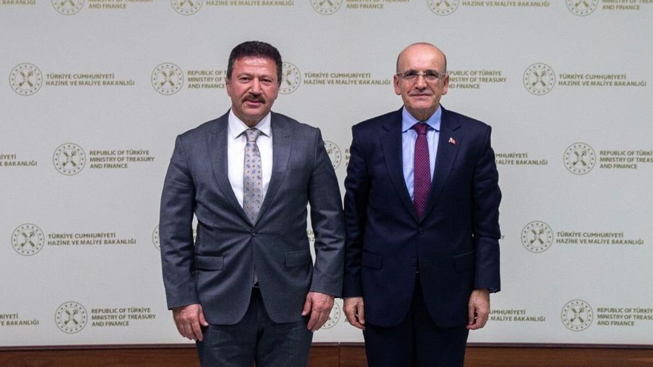 Bakan Şimşek, TŞOF Başkanı Yiğiner’i Kabul Etti: Esnafın Talepleri Bakanlığa İletildi