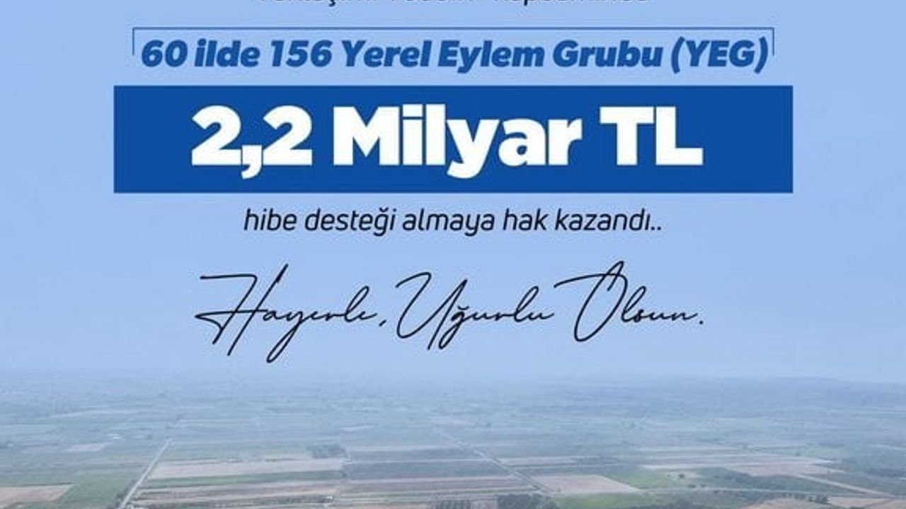 Bakan Yumaklı: IPARD III LEADER Tedbirine Başvuran 60 İlde 156 Yerel Eylem Grubu Desteklenecek