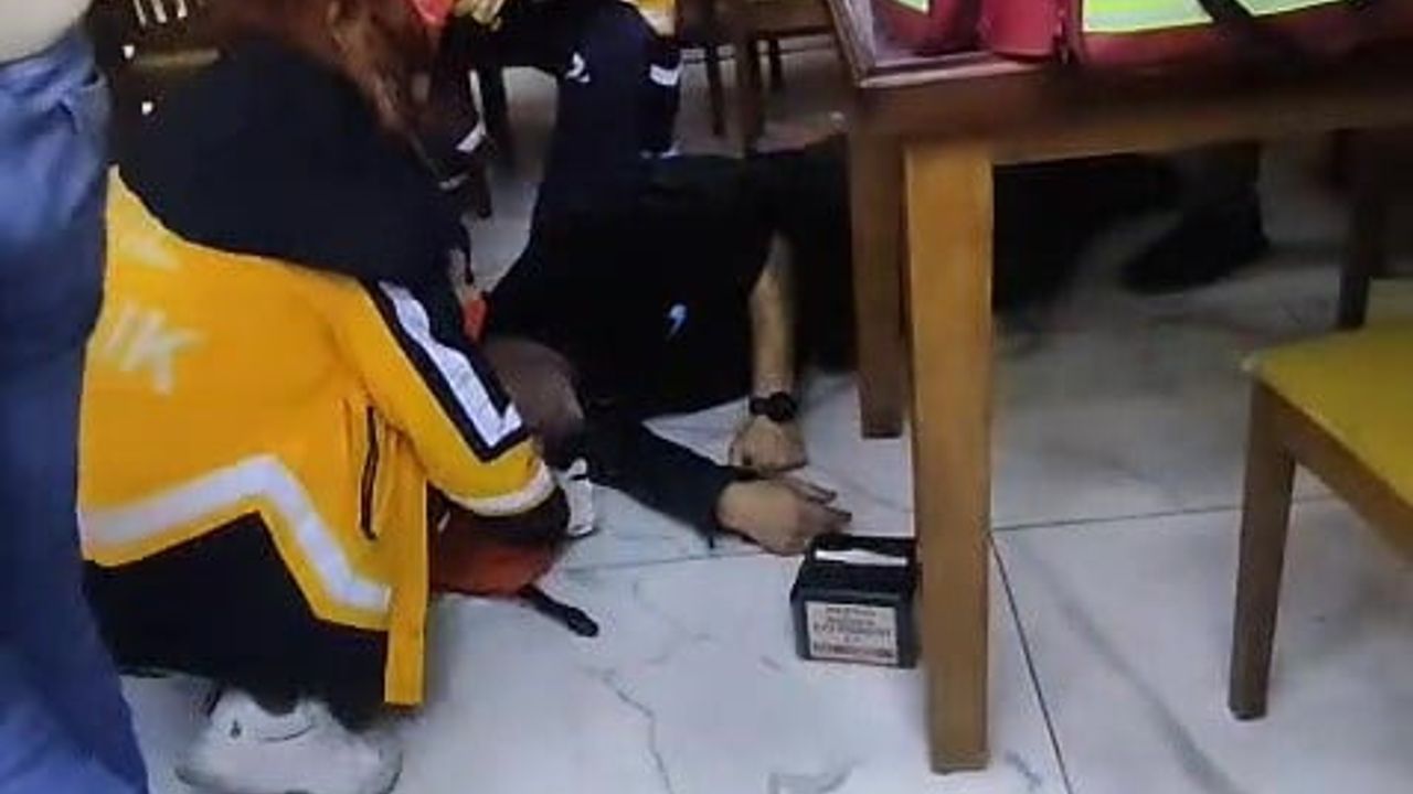 Bandırma'da çorbacıda fenalaşan vatandaşa ilk yardım müdahalesi hayat kurtardı