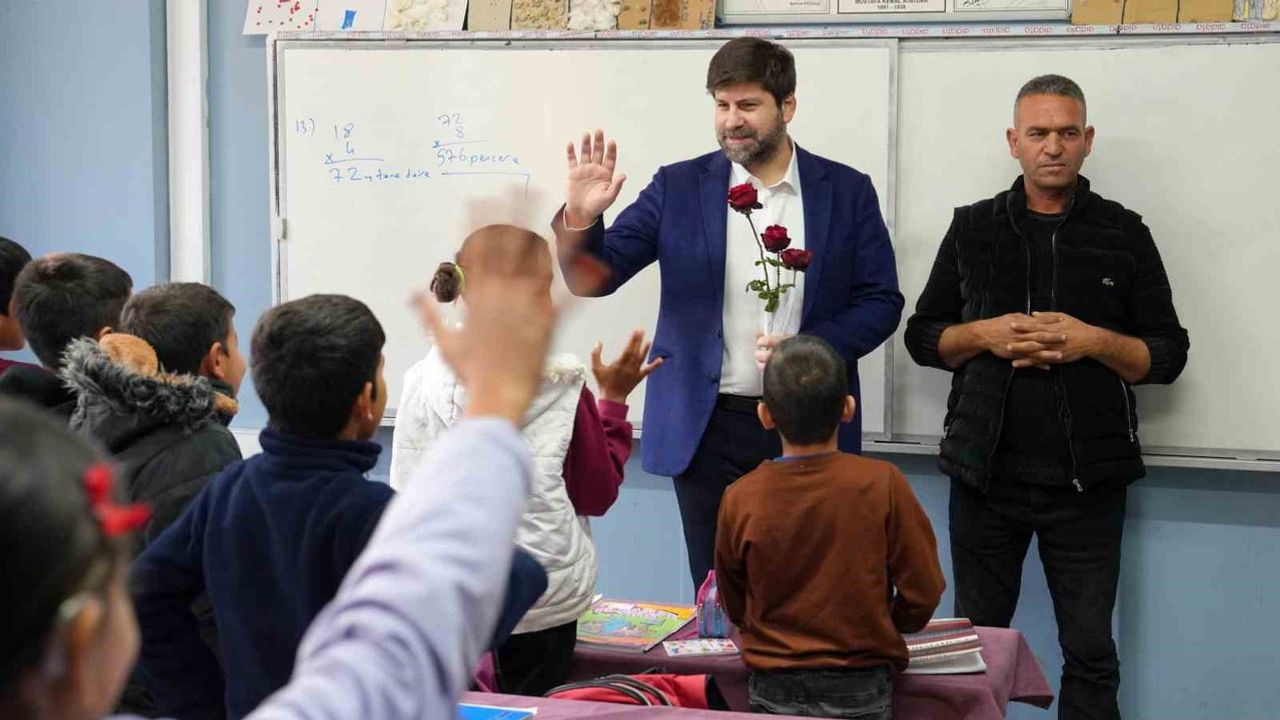 Başkan Ali Boltaç, Akgedik Okulunu Ziyaret Etti: Eğitimde Fırsat Eşitliği Önceliğimiz