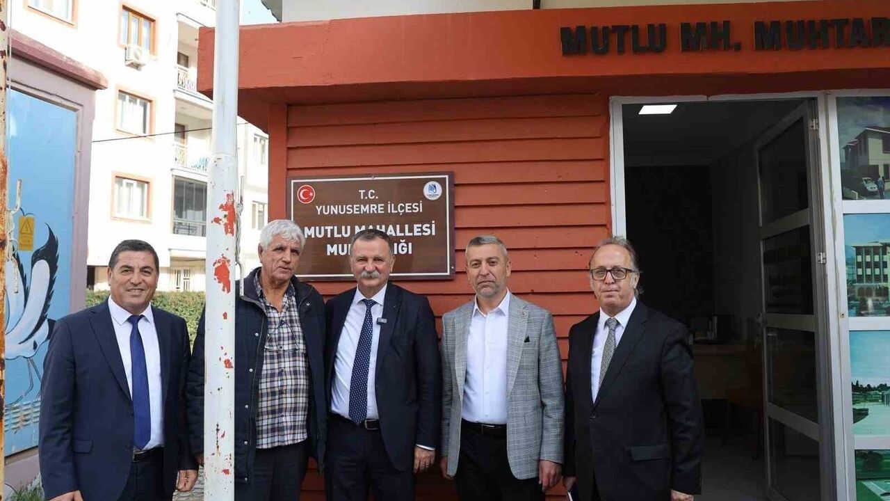 Başkan Semih Balaban Mutlu Mahallesi'nde esnaf ve vatandaşlarla bir araya geldi
