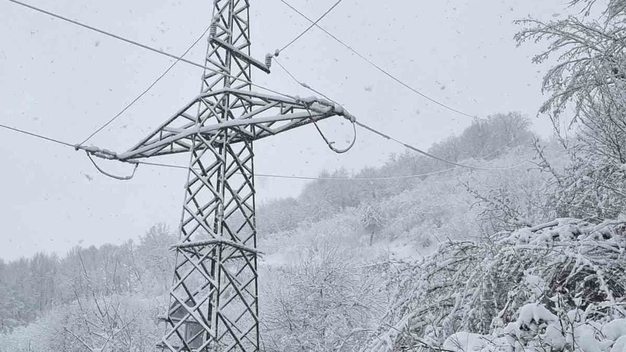 Batı Karadeniz'de karla mücadele: Başkent EDAŞ ekipleri kesintisiz enerji için sahada