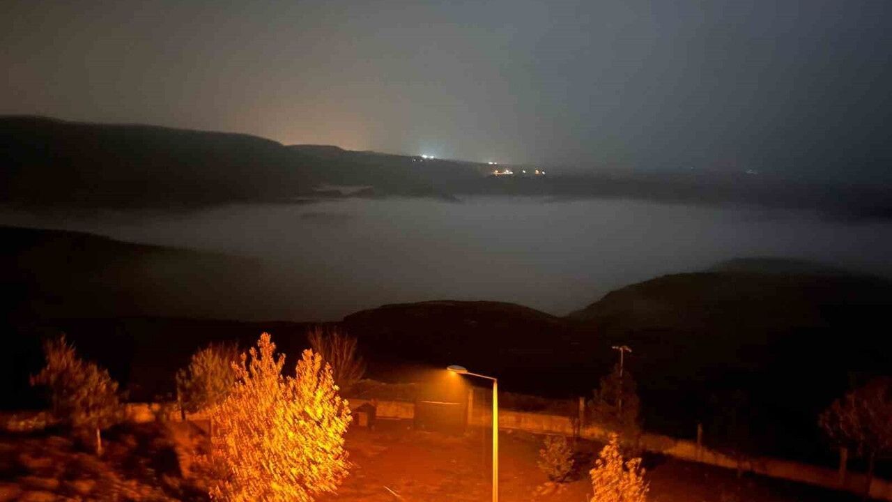 Batman'da Dicle Nehri'nde Yoğun Sis: Batıraman Havzası Masalsı Görüntüye Büründü