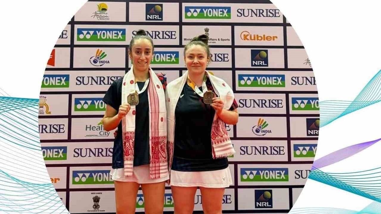 Bengisu Erçetin ve Nazlıcan İnci, Guwahati Masters 2025’te çift kadınlarda bronz madalya kazandı