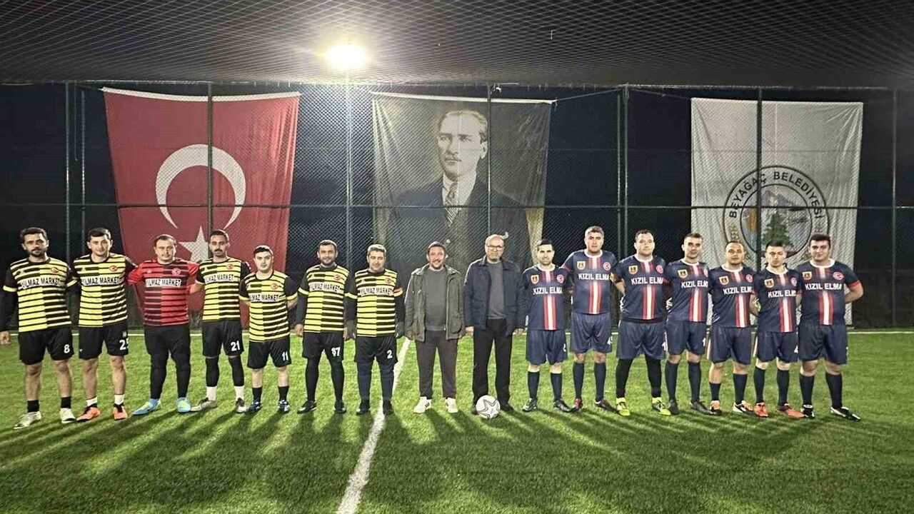 Beyağaç Belediyesi 2025 Halı Saha Turnuvası başladı — Centilmenlik ve dostluk vurgusu