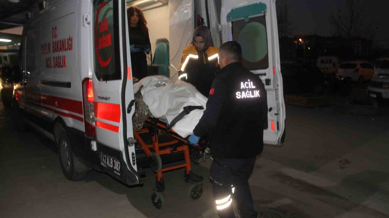 Beyşehir'de otomobil şarampole devrildi: 1 kişi yaralandı