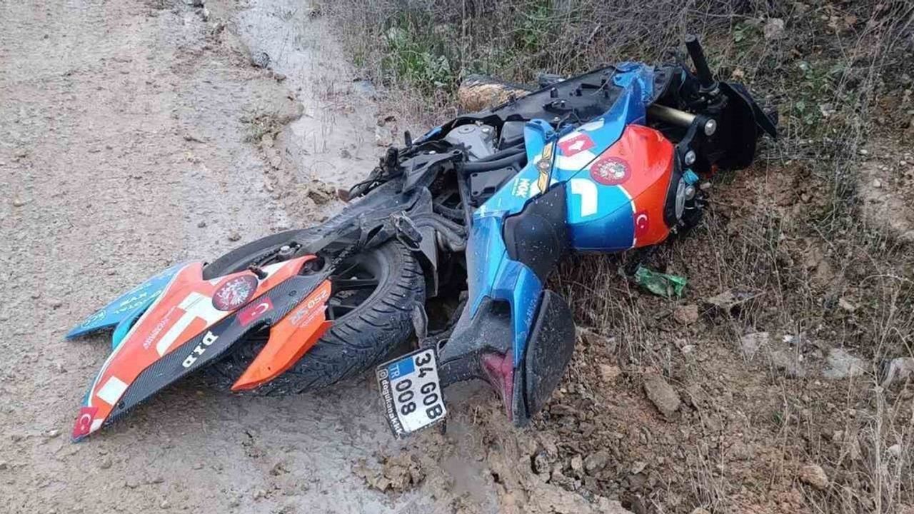 Bilecik Osmaneli Selimiye’de otomobil ile motosiklet çarpıştı: 1 yaralı