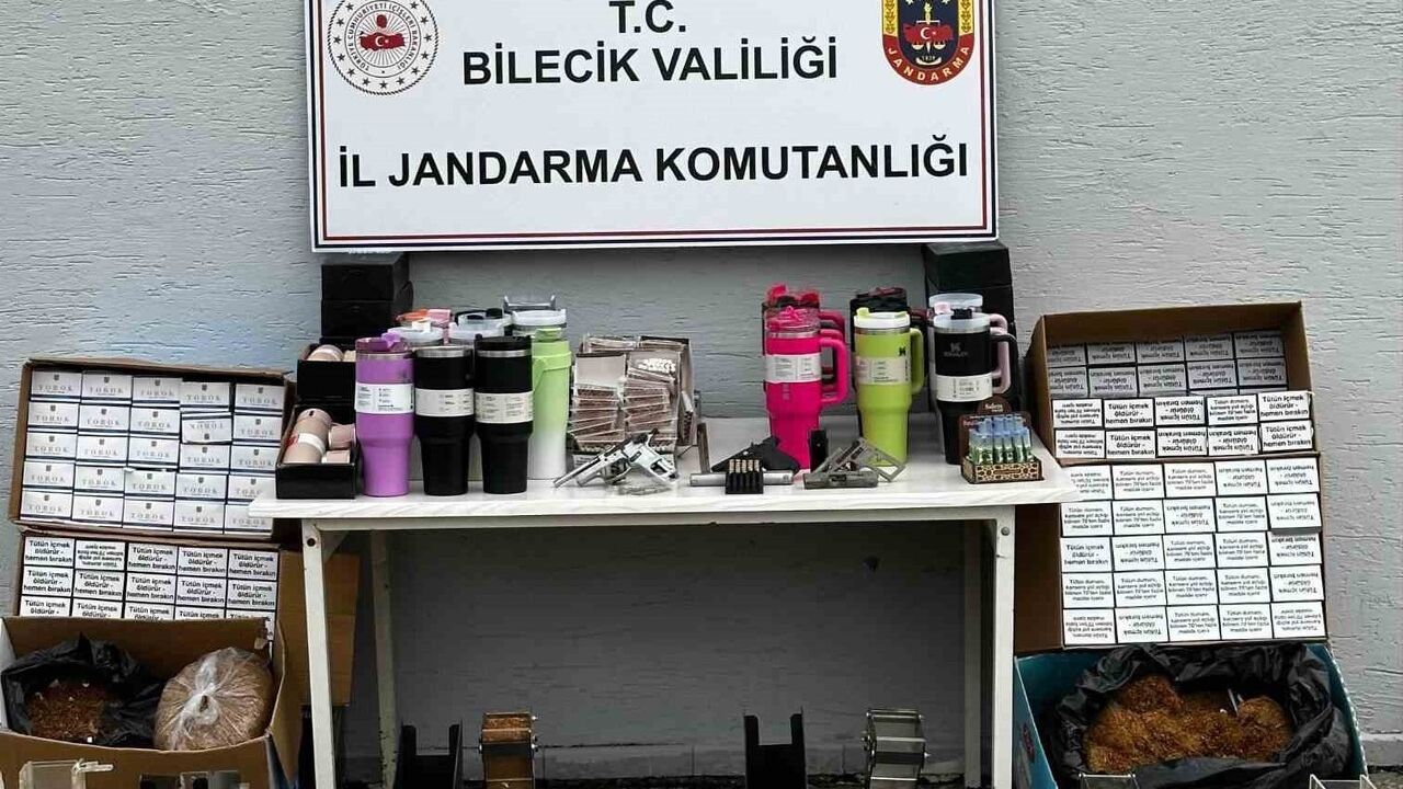 Bilecik Söğüt’te Kaçakçılık Operasyonu: Silah Parçaları ve Yüklü Miktarda Kaçak Tütün Ele Geçirildi