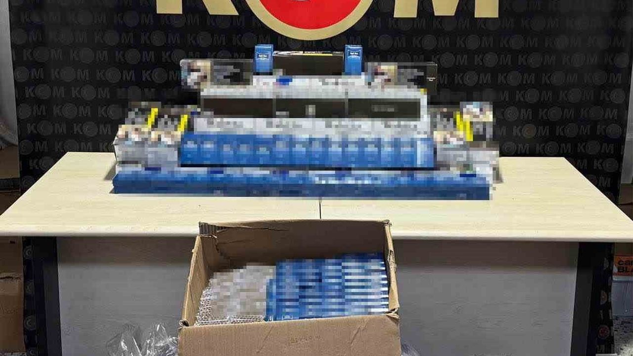 Bilecik'te İki Operasyonda Binlerce Bandrolsüz Makaron ve 80 kg Tütün Ele Geçirildi