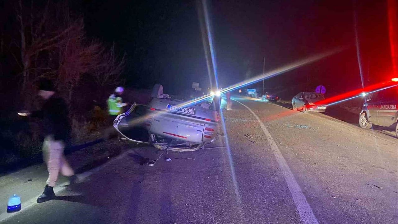 Bilecik'te kontrolden çıkan otomobil takla attı — alkollü sürücü ağır yaralandı