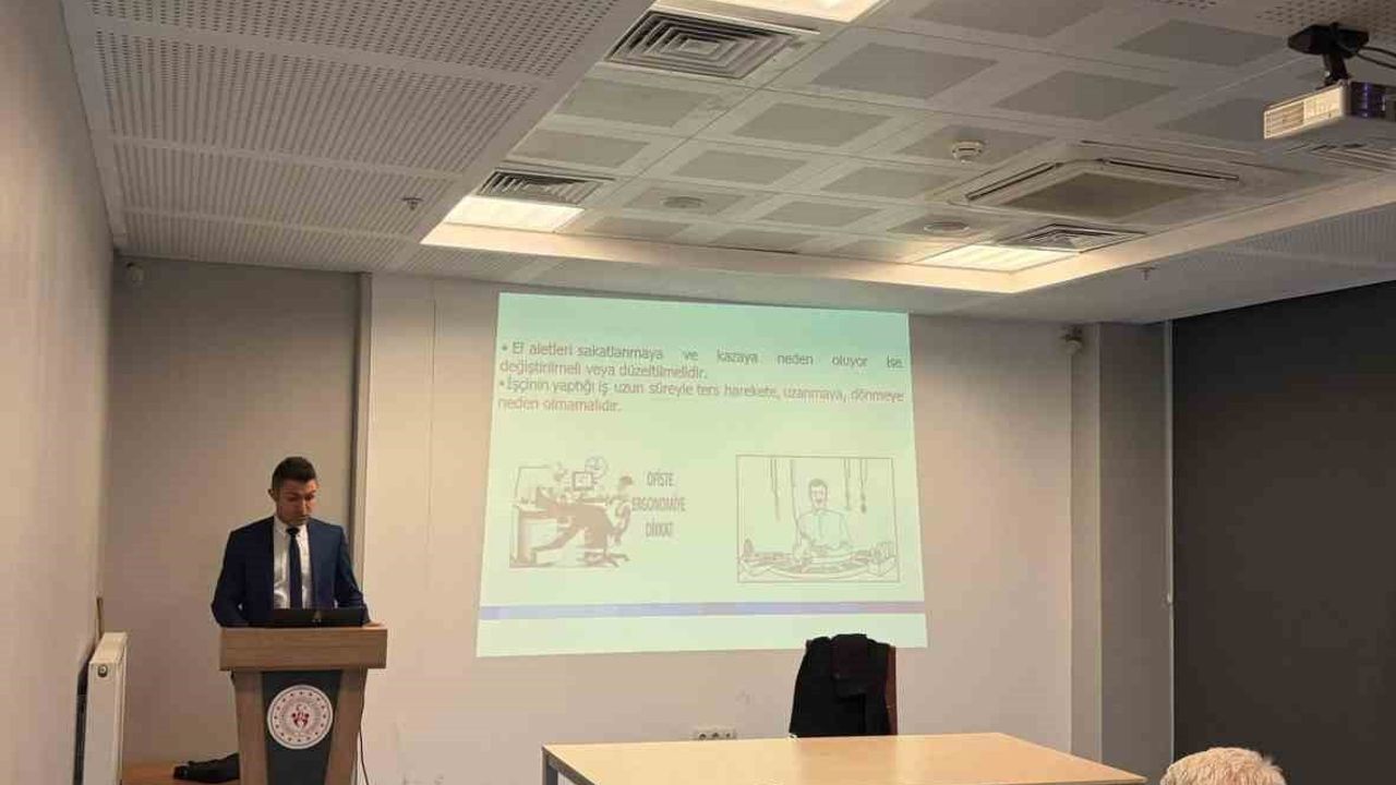 Bilecik’te personel için iş sağlığı ve güvenliği eğitimi