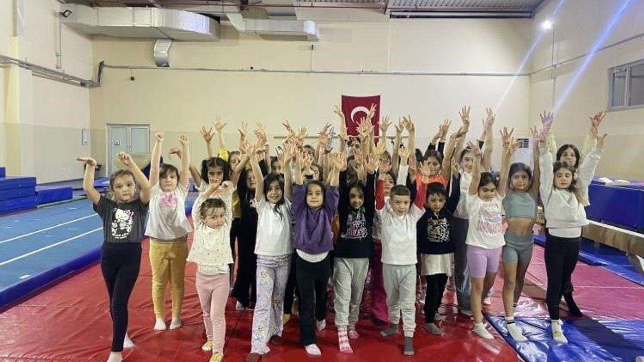 Bilecik'te Spor Okulları'nda cimnastik antrenmanları yoğun ilgi görüyor
