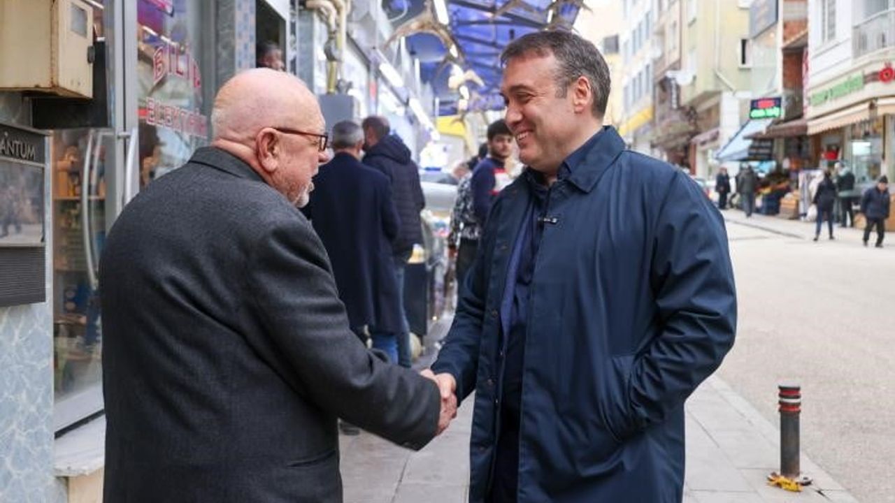 Bilecik'te Vali Faik Oktay Sözer'in Çarşı Esnafı Ziyareti