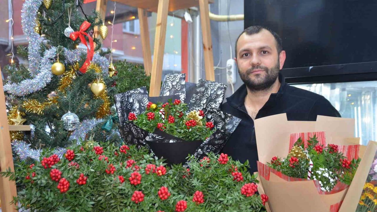 Bilecik'te yılbaşı öncesi çiçekçilerde Kokina yoğunluğu