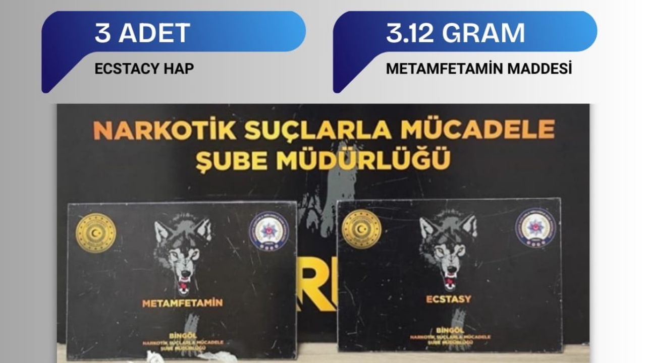 Bingöl’de uyuşturucu operasyonu: 1 kişi tutuklandı, bir şüpheli hakkında soruşturma sürüyor