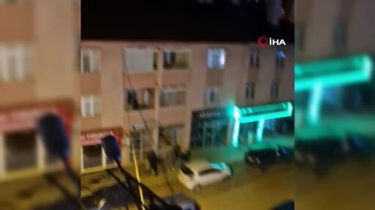 Bolu Aktaş Mahallesi'nde gece yarısı çıkan kavgada bekçiler biber gazıyla müdahale etti