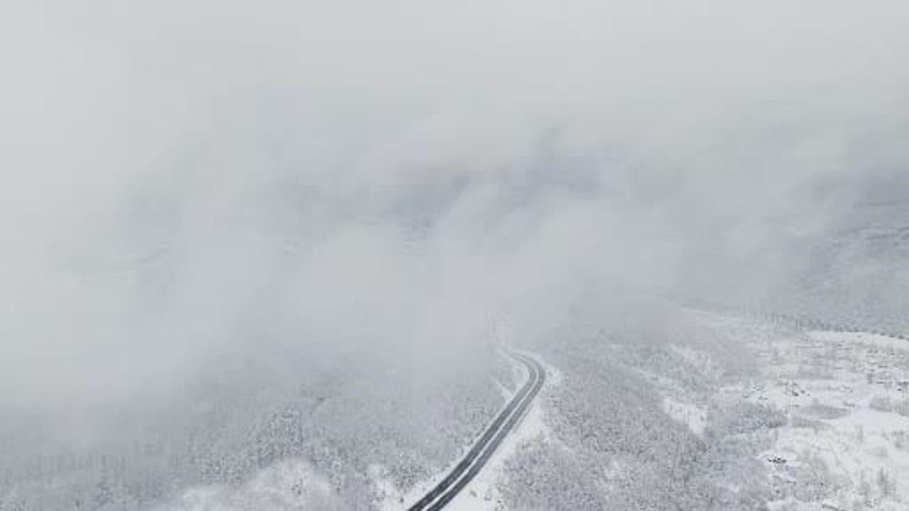 Bolu Dağı ve Düzce yaylalarında kar manzarası, ulaşım sağlandı