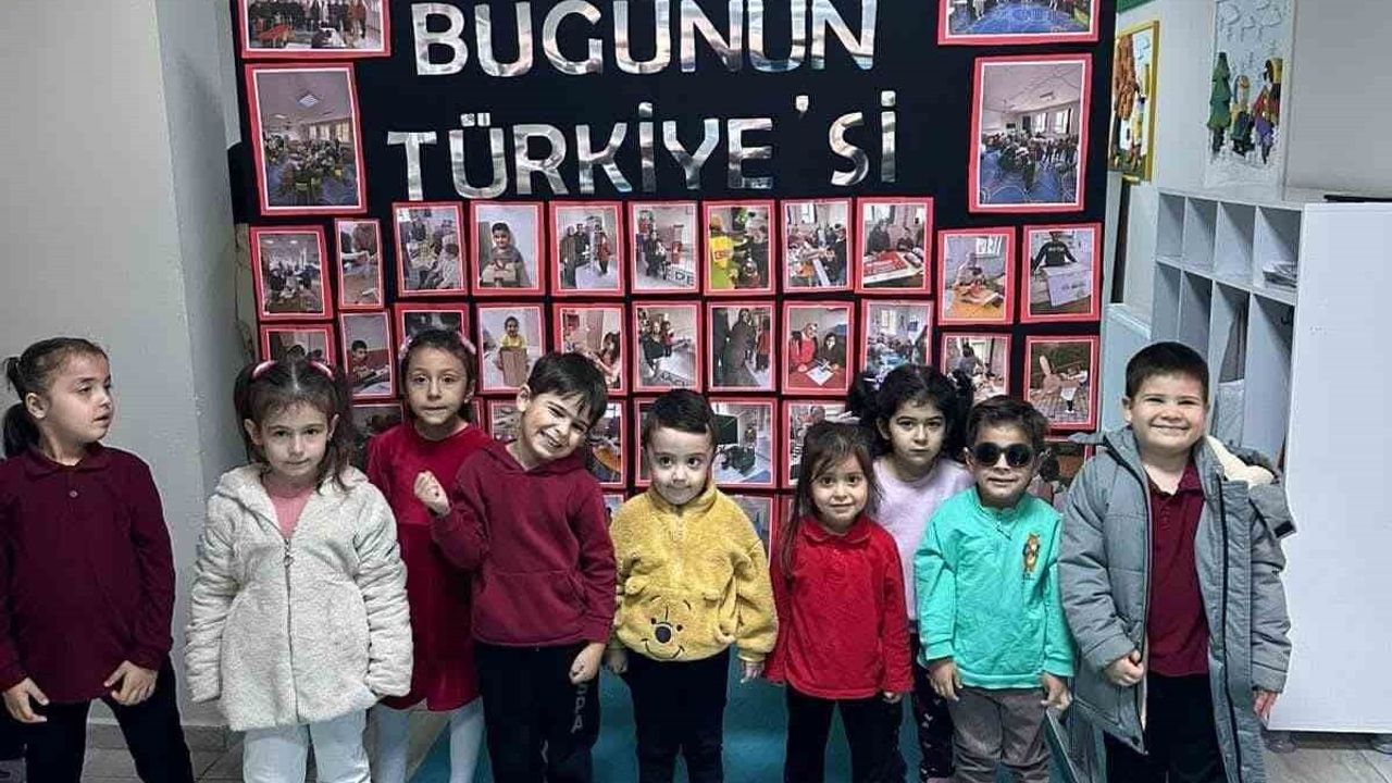 Bozkır’da Anaokulu Öğrencileri Yerli Savunma Sanayi Maketlerini Sergiledi