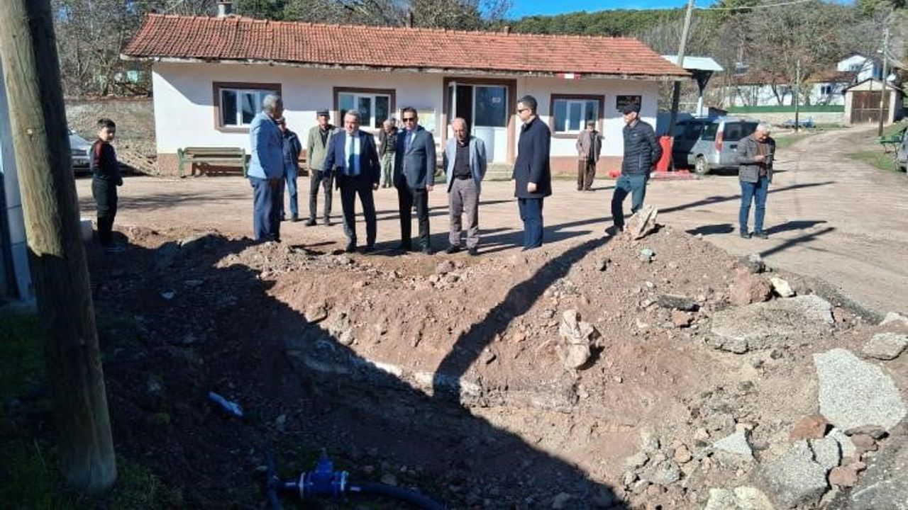 Bozüyük’te Gökçeli Köyü'ne 900 metrelik içme suyu altyapısı tamamlandı