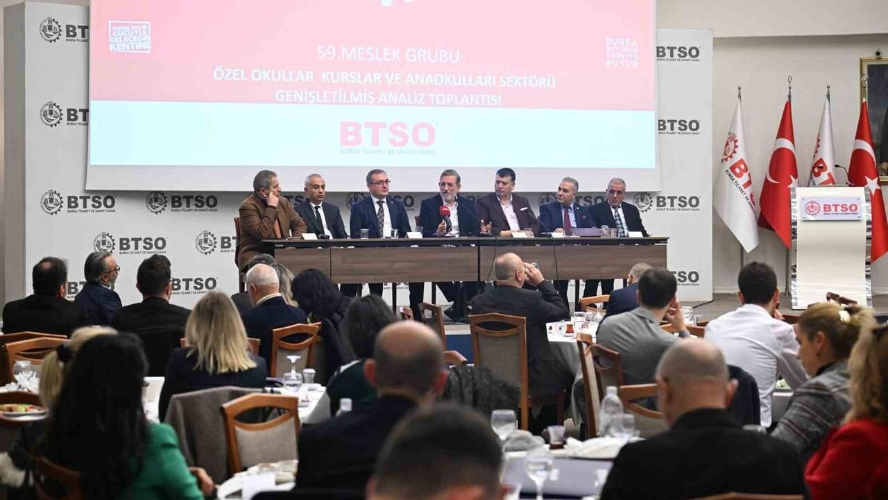 BTSO toplantısında eğitim sektörünün geleceği konuşuldu: Yeni iş modelleri ve 2026 hedefleri