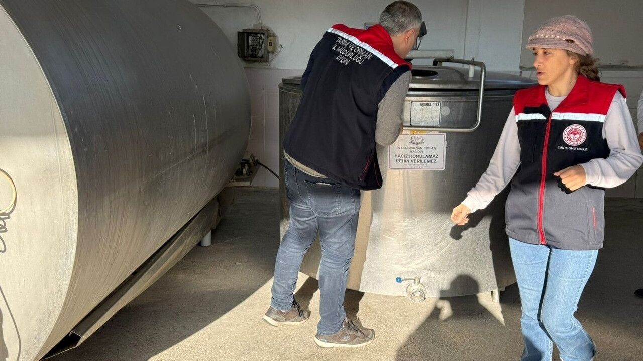 Buharkent'te süt toplama merkezi ve toplu tüketim işletmelerine rutin gıda denetimi