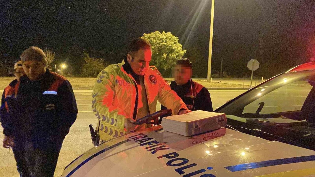 Burdur'da alkollü araç kullanan genç sürücünün ehliyetine 6 ay el konuldu