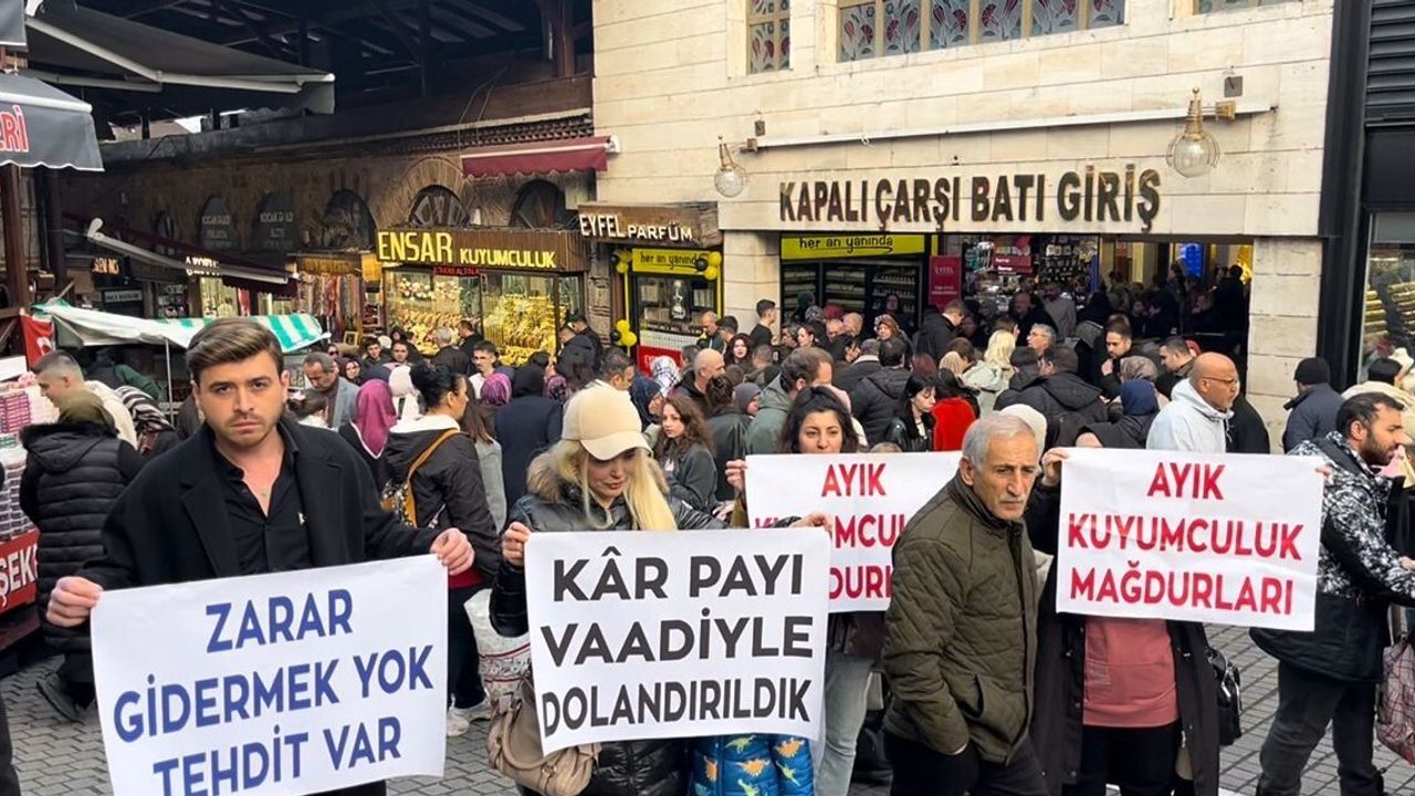 Bursa Kapalıçarşı'da kuyumcuya 'kâr vaadiyle' 120 milyon lira dolandırıcılık iddiası