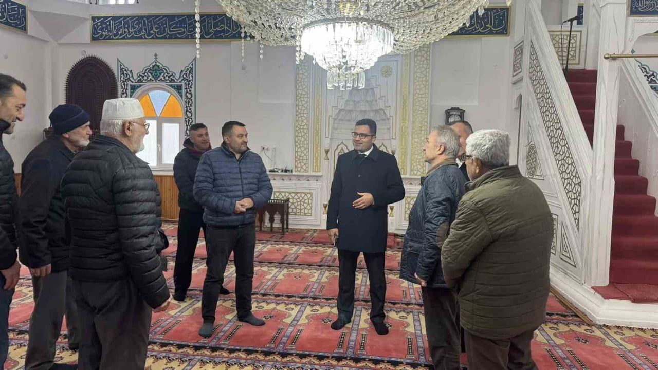 Büyük Tekke Köyü Camisi restorasyon sonrası ilk cuma namazına ev sahipliği yaptı